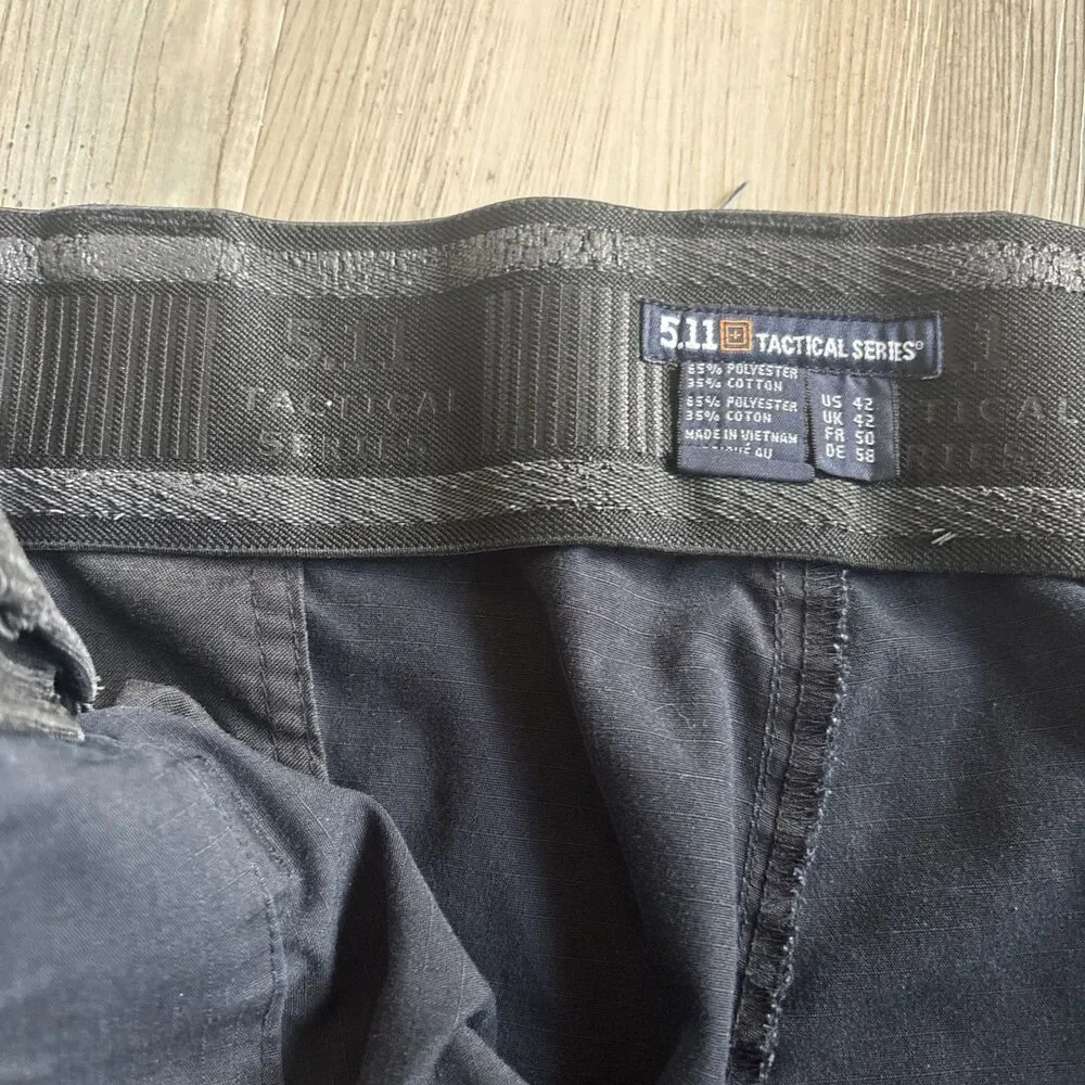 5.11 Tactical Heavy Blue Cargo Work  Uniform  Pants With Pockets Size 42